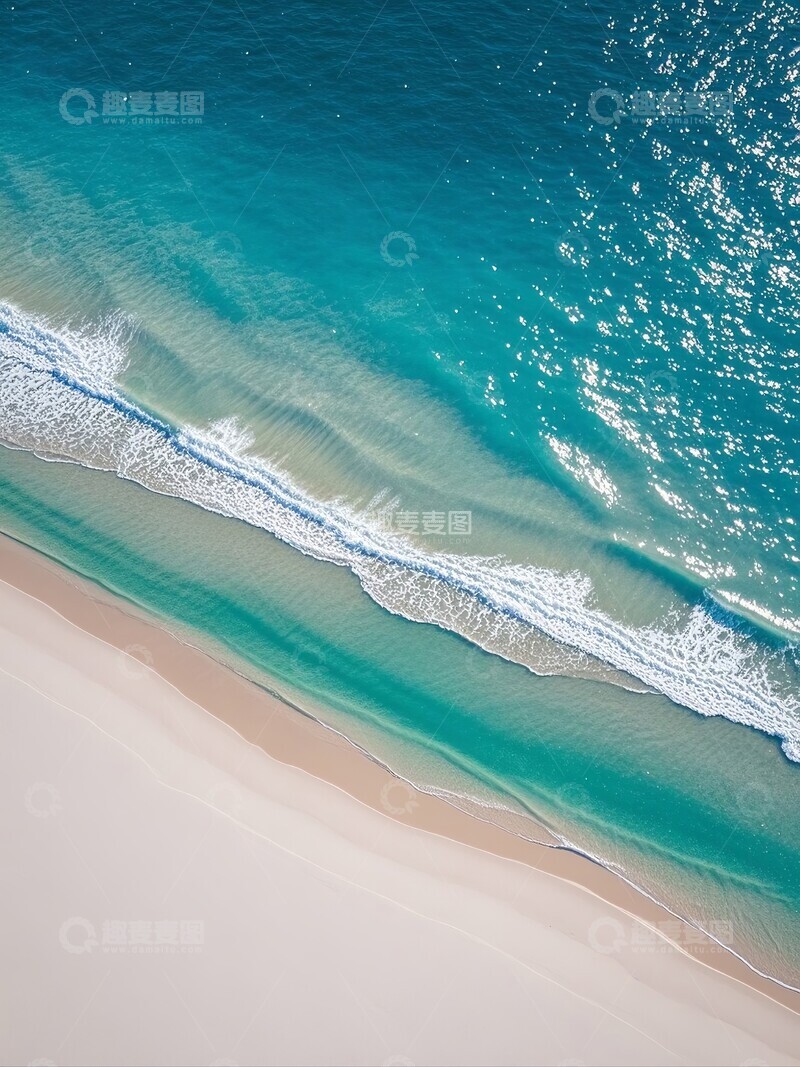 高清大图下载【趣麦麦图】沙漠海岸线风景旅行摄影图1