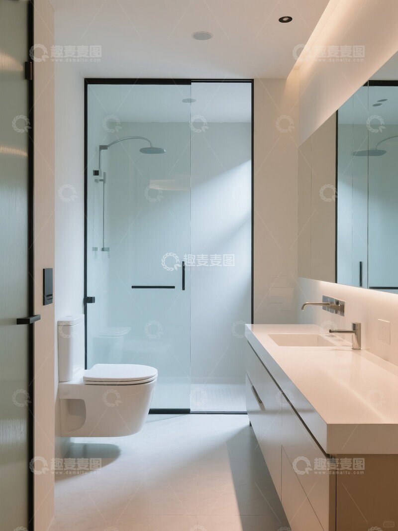 高清大图下载【趣麦麦图】浴室卫生间家居高级感装修