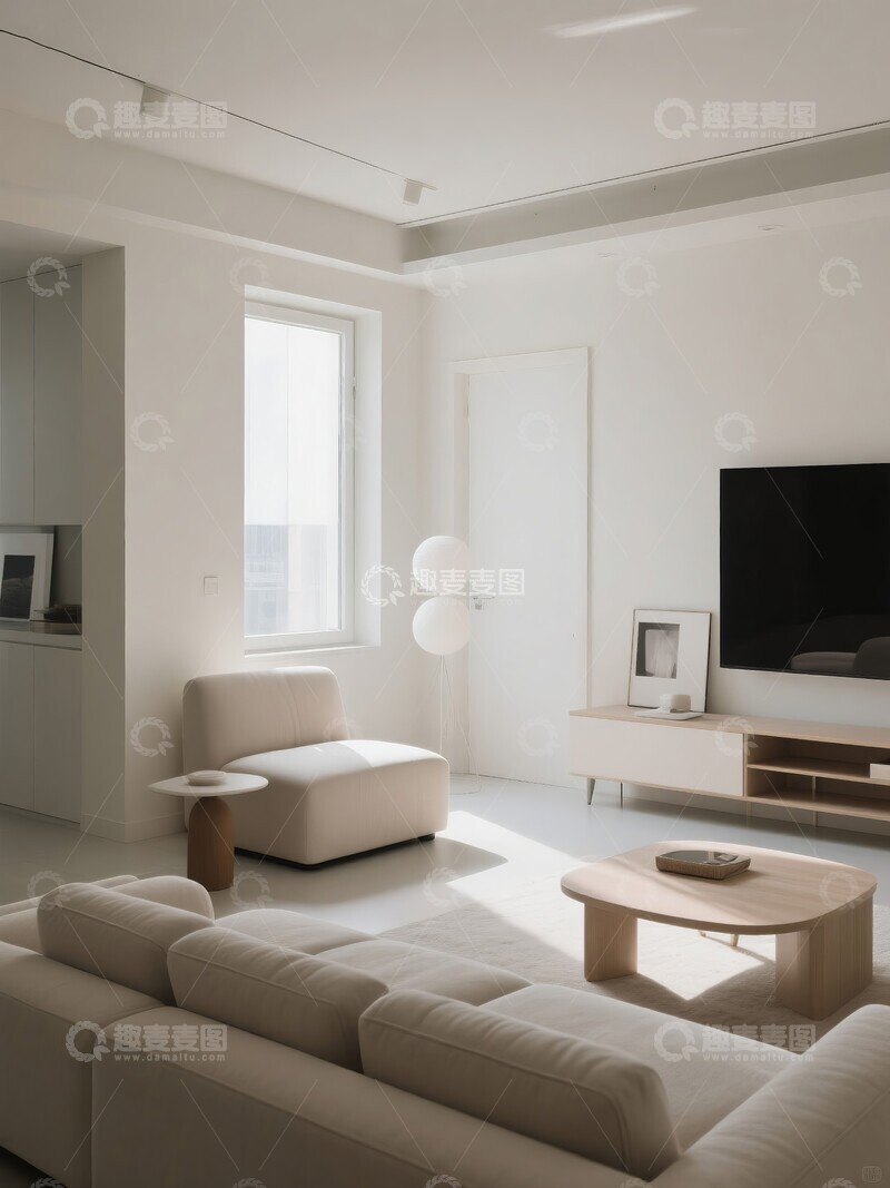 高清大图下载【趣麦麦图】简约装修风格客厅家居