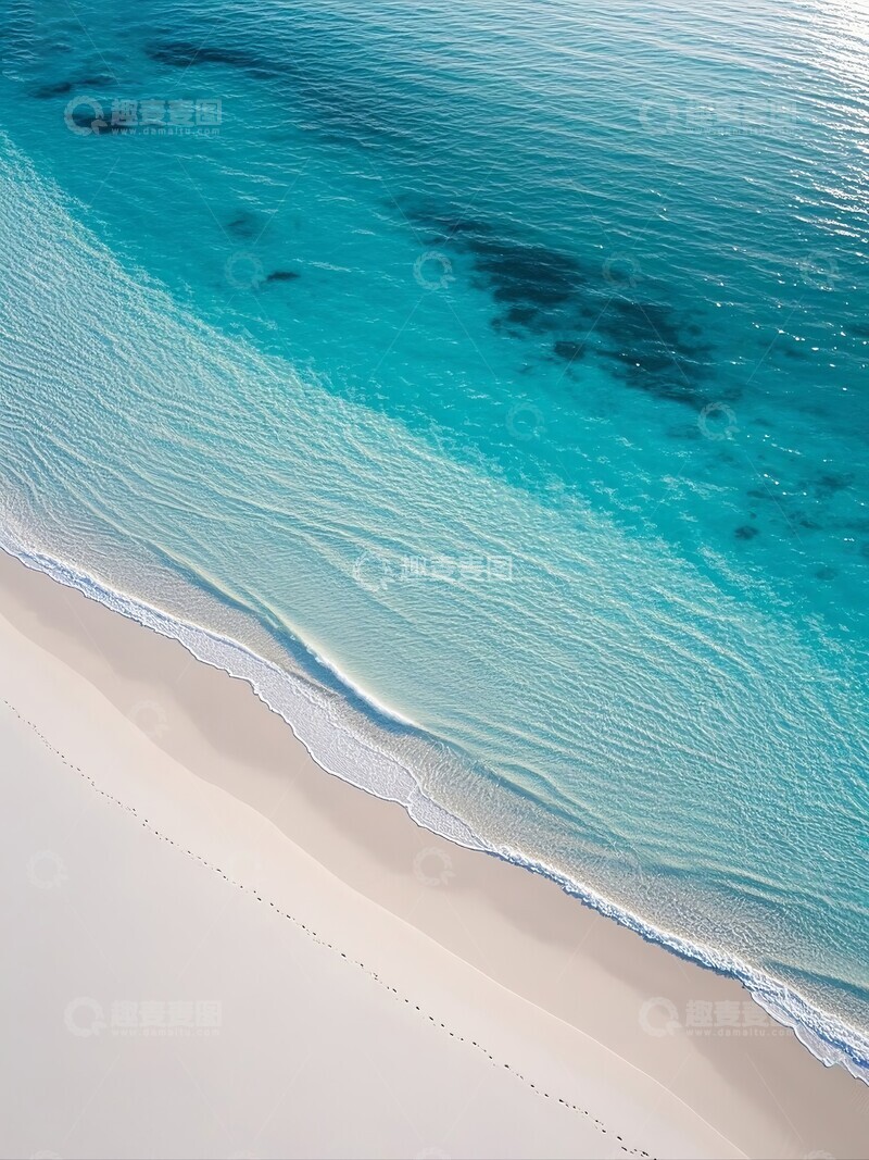 高清大图下载【趣麦麦图】沙漠海岸线风景旅行摄影图