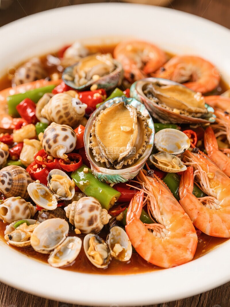 高清大图下载【趣麦麦图】捞汁海鲜凉菜餐饮摄影