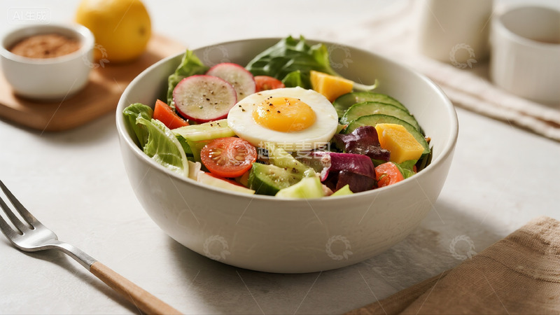 高清大图下载【趣麦麦图】轻食沙拉减脂餐