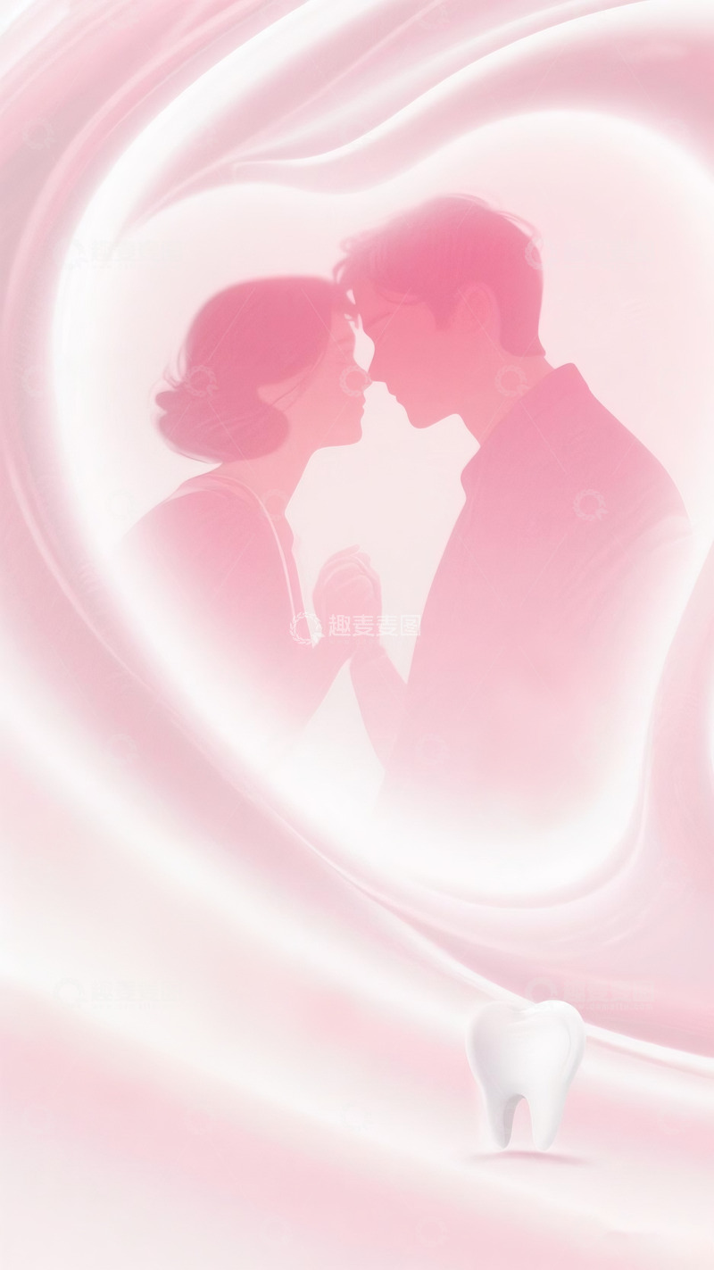 高清大图下载【趣麦麦图】口腔牙科情人节场景2