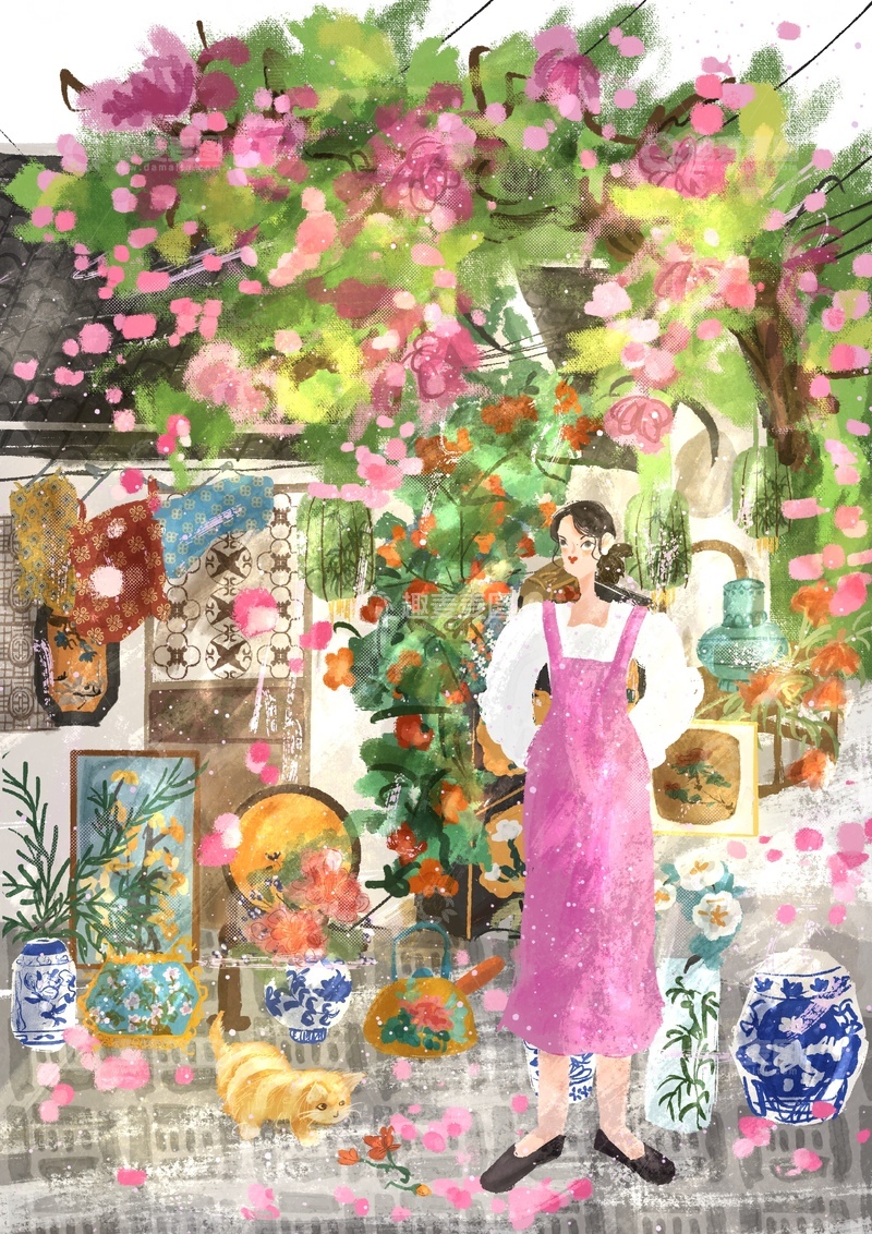 高清大图下载【趣麦麦图】原创治愈插画作品素材四季节气节日自然1234567891011121314