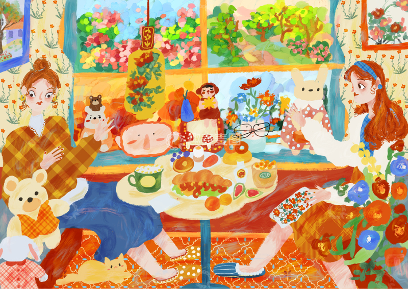 原创治愈插画作品素材1234567891011121314151617