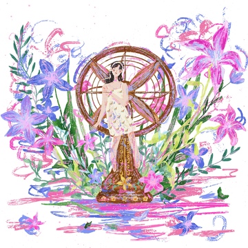 原创治愈插画作品素材123