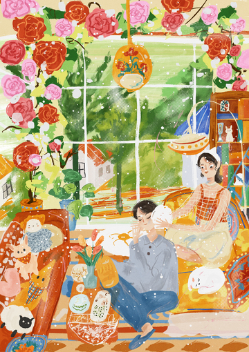 原创治愈插画作品素材1234567891011121314