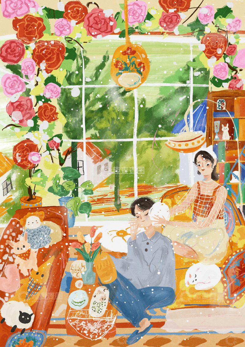 原创治愈插画作品素材1234567891011121314