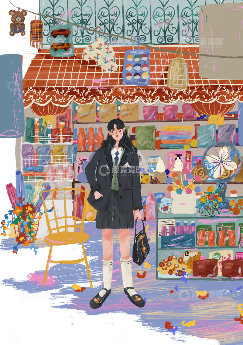 原创治愈插画作品素材1234567