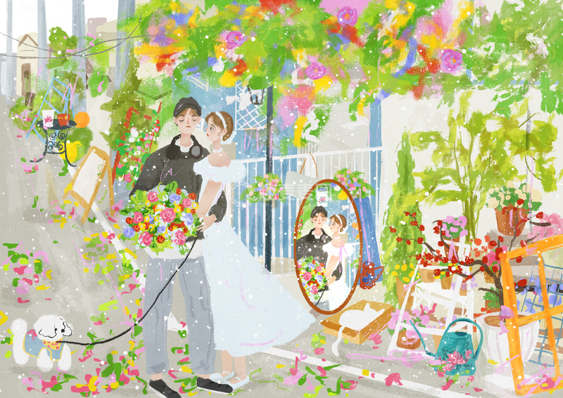 原创治愈插画作品素材123456789101112