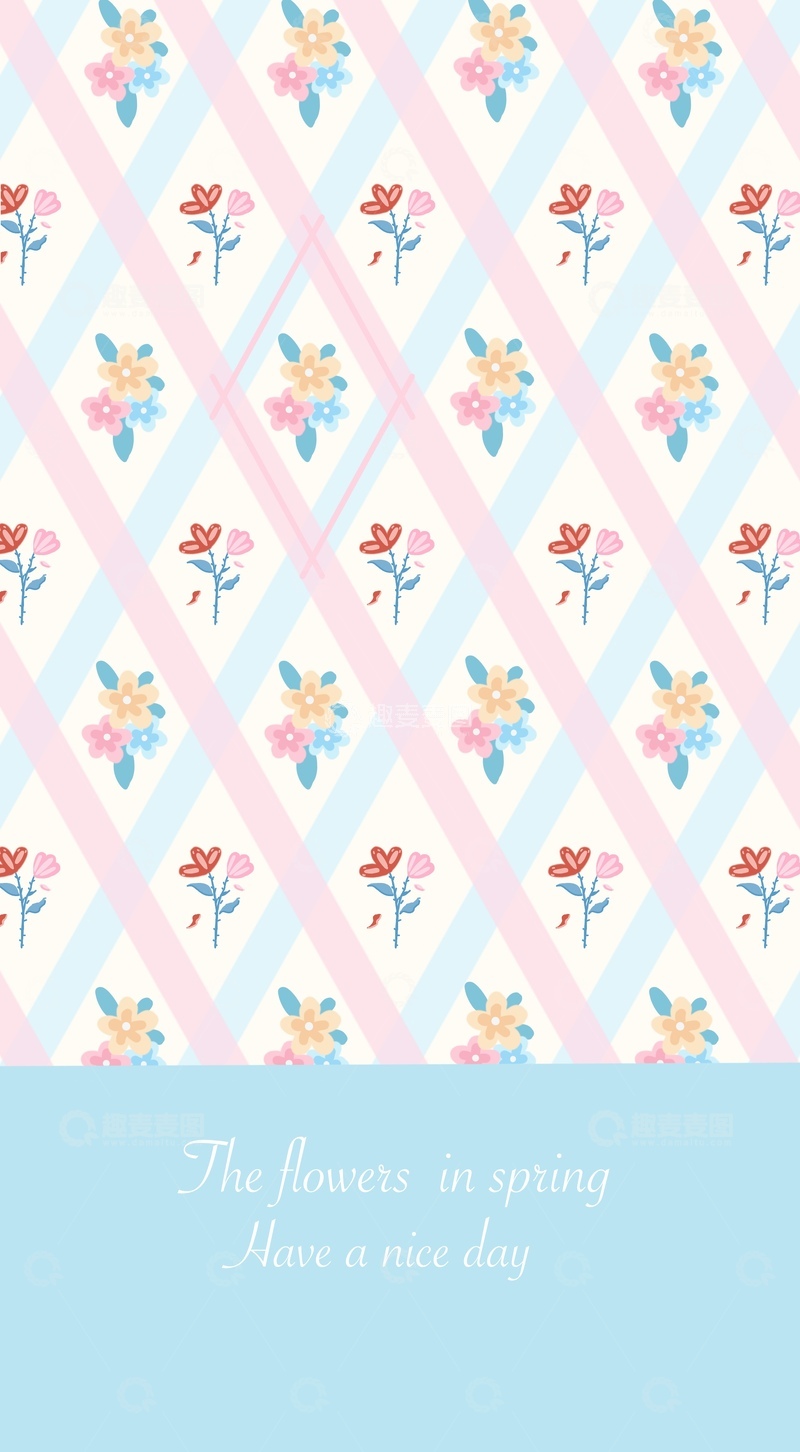 高清大图下载【趣麦麦图】原创治愈插画作品素材四季节气节日小鲜花