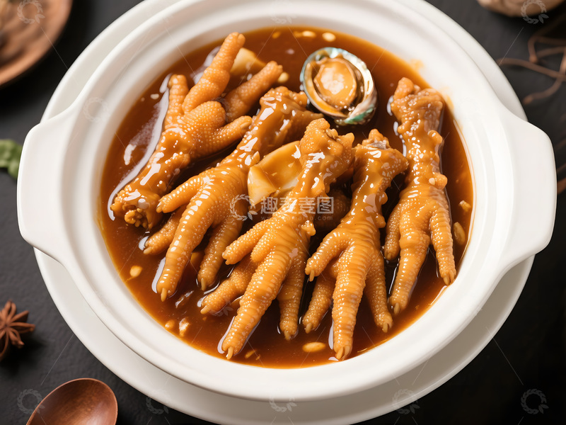 高清大图下载【趣麦麦图】鲍汁凤爪高清摄影图