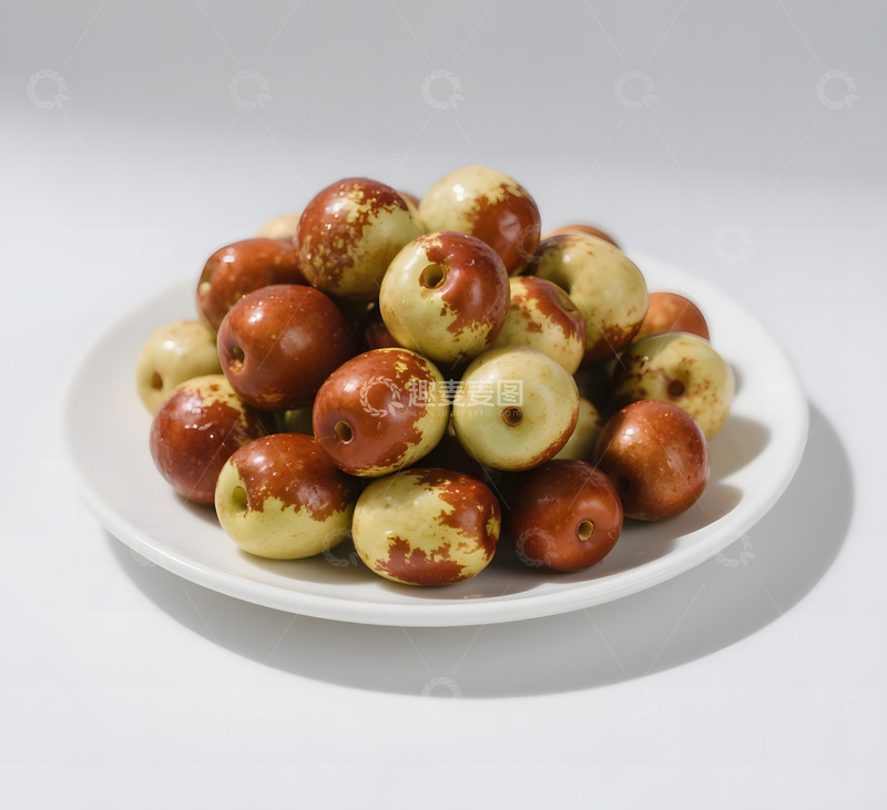 高清大图下载【趣麦麦图】新鲜红枣冬枣摄影图