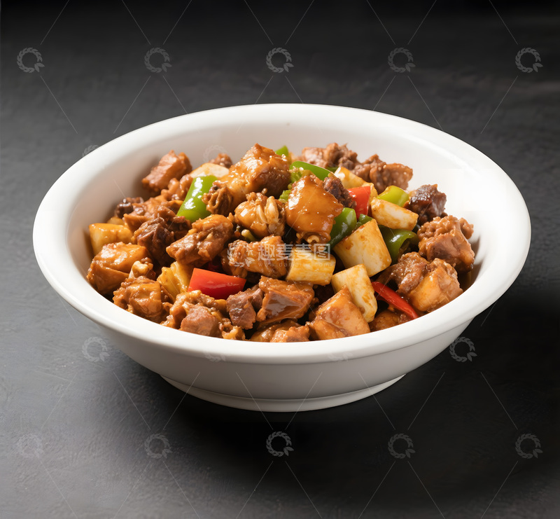 高清大图下载【趣麦麦图】新疆大盘鸡高清摄影