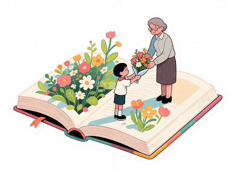 高清大图下载【趣麦麦图】教师节人物素材12