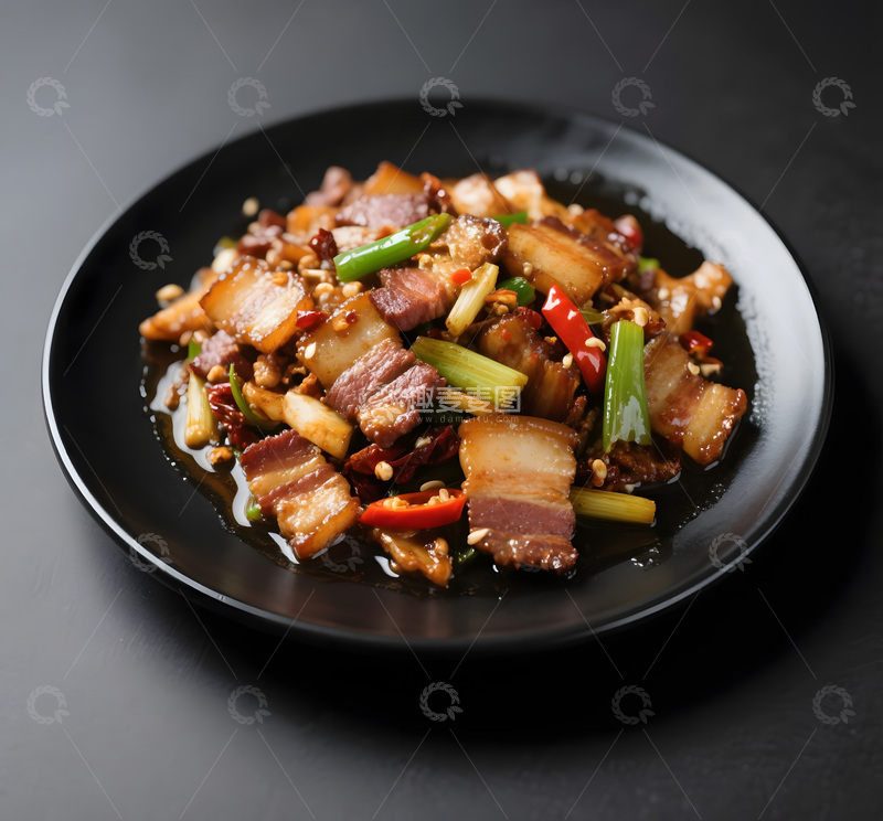 高清大图下载【趣麦麦图】四川回锅肉高清摄影图