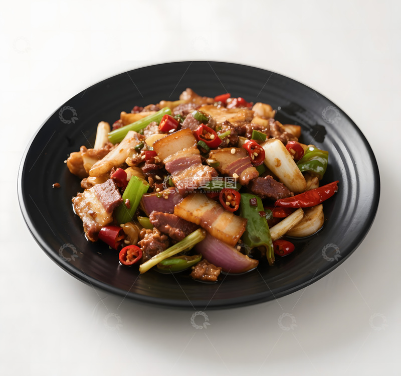 高清大图下载【趣麦麦图】四川回锅肉高清摄影