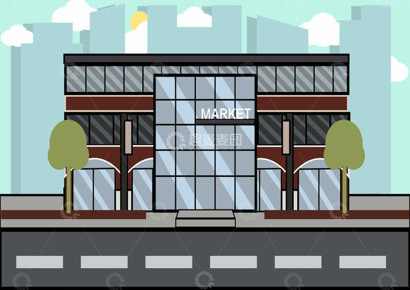 原创治愈插画作品素材超市