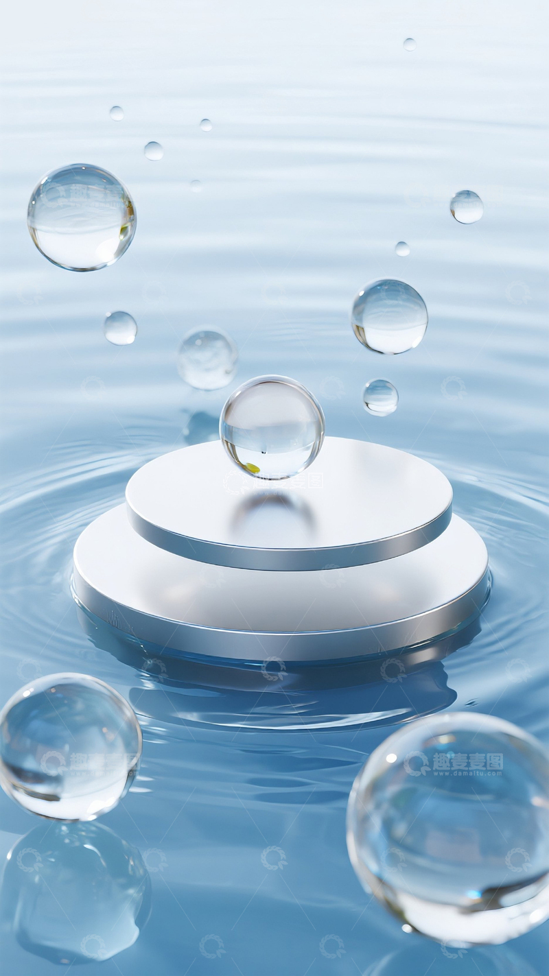 创意水面电商展台1234