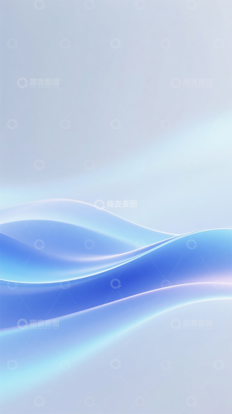高清大图下载【趣麦麦图】蓝色线条渐变背景6