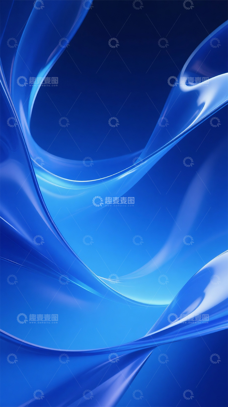 高清大图下载【趣麦麦图】蓝色线条渐变背景10