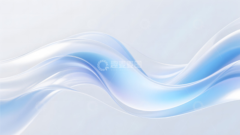 高清大图下载【趣麦麦图】蓝白色梦幻科技背景