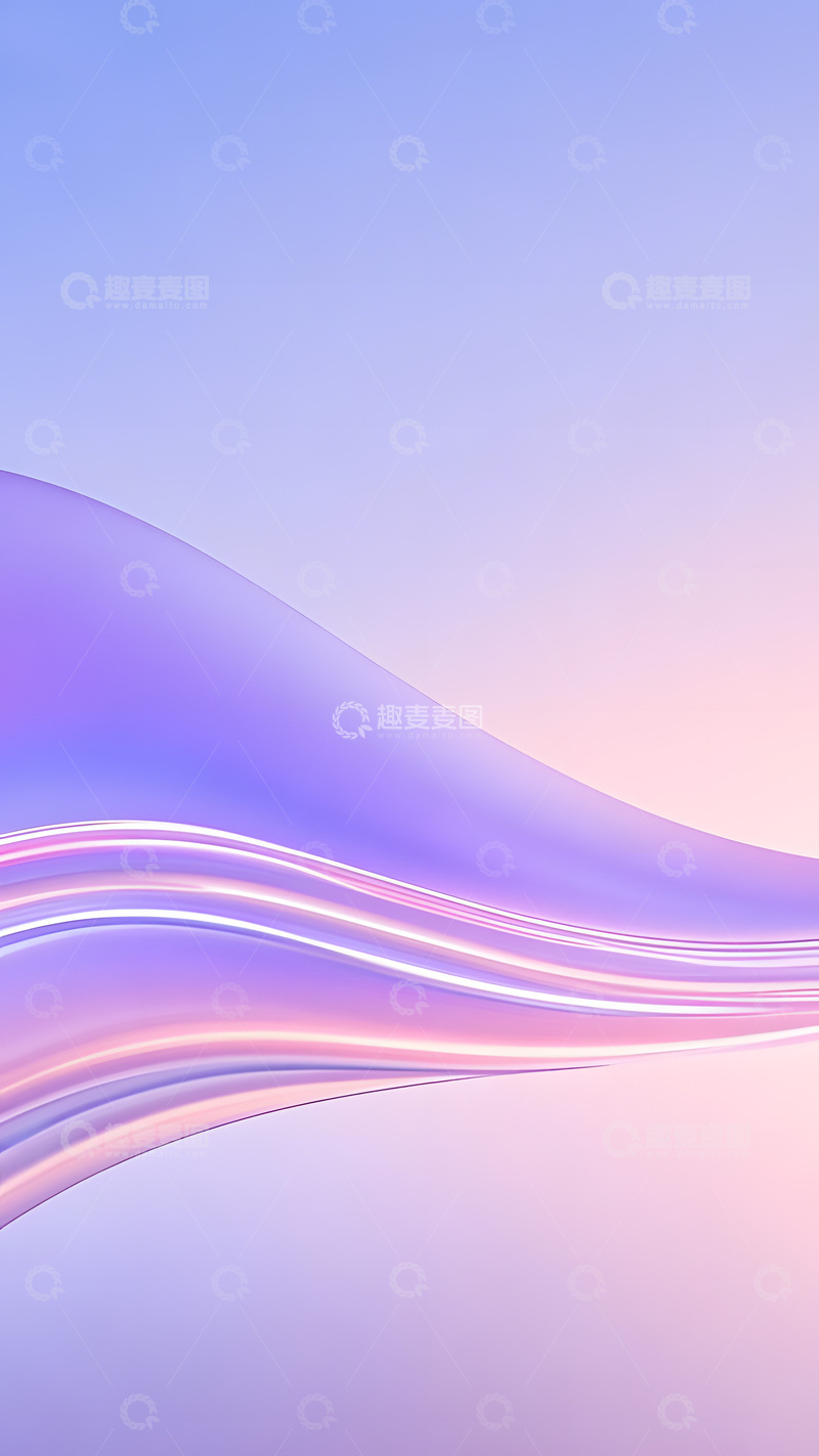 高清大图下载【趣麦麦图】现代风格梦幻色彩线条背景图