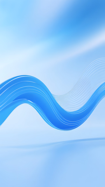 唯美蓝色海报背景图