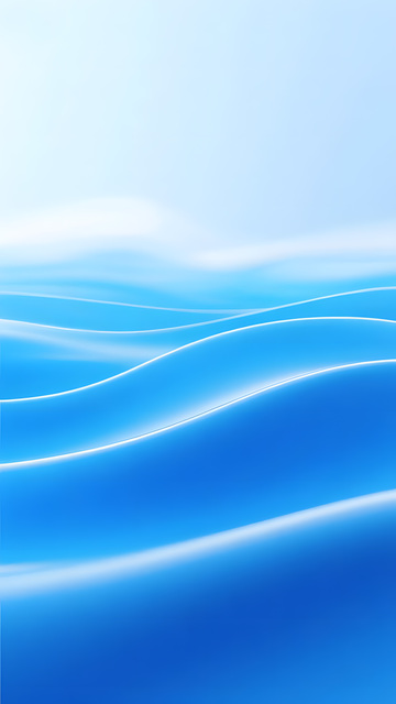 唯美浅蓝色海报背景