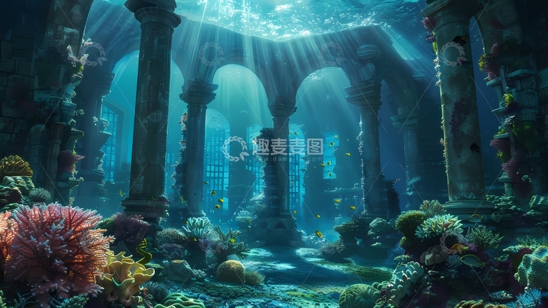 高清大图下载【趣麦麦图】美丽 海底 世界 自然 风光 图片123