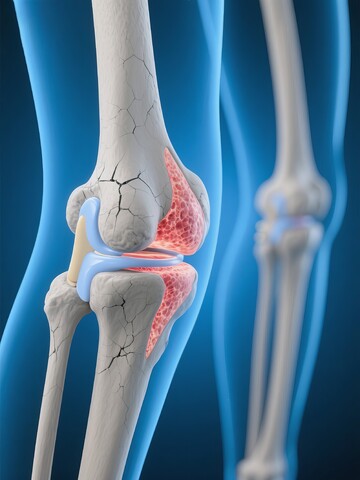 大腿骨头关节炎症透视图1