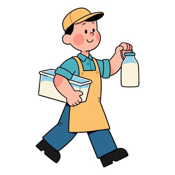 送牛奶的牛奶工