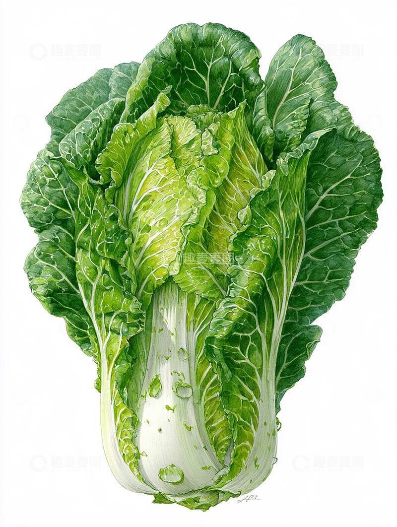 高清大图下载【趣麦麦图】小白菜  绵软  鲜甜