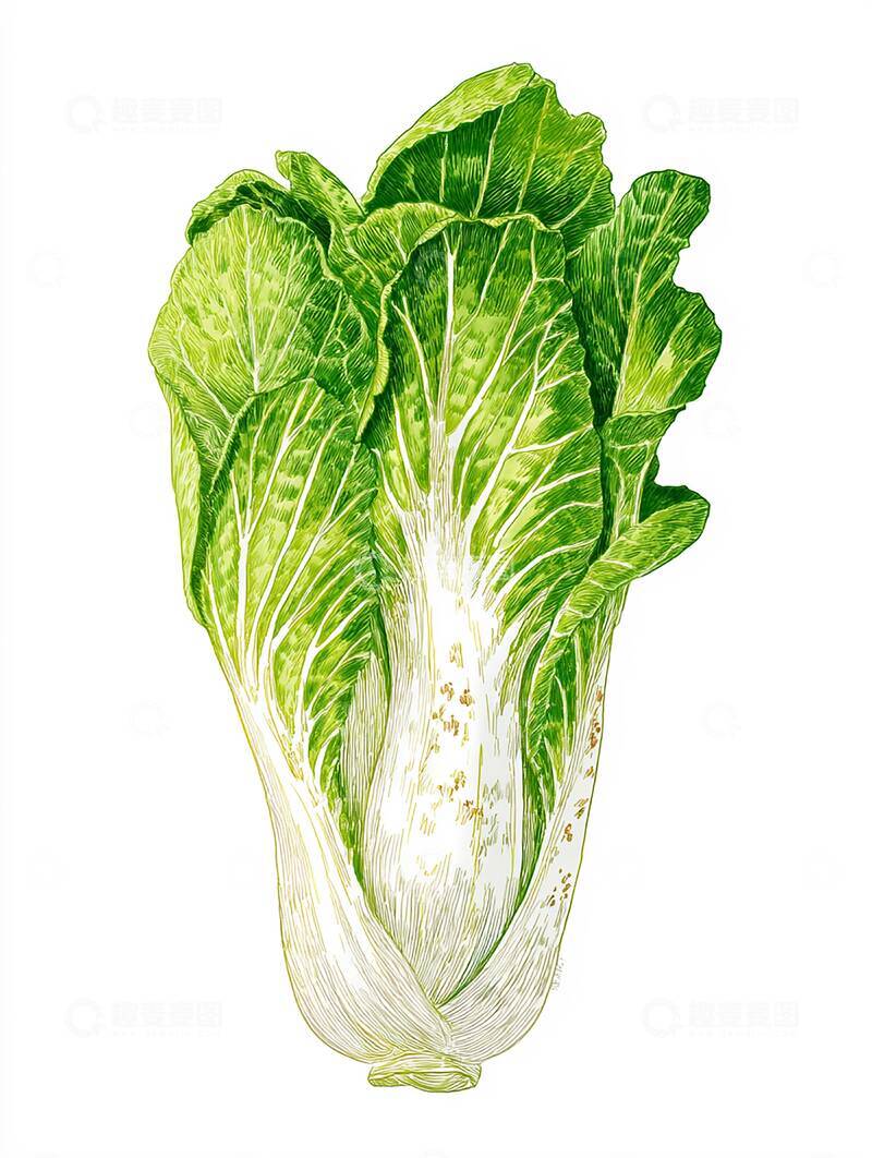 高清大图下载【趣麦麦图】小白菜  绵软  润口