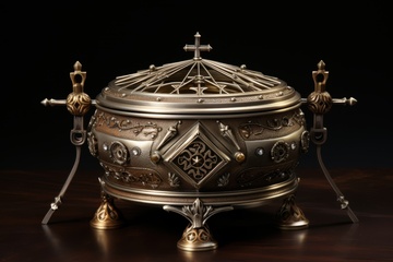 一个精致的铁炉子