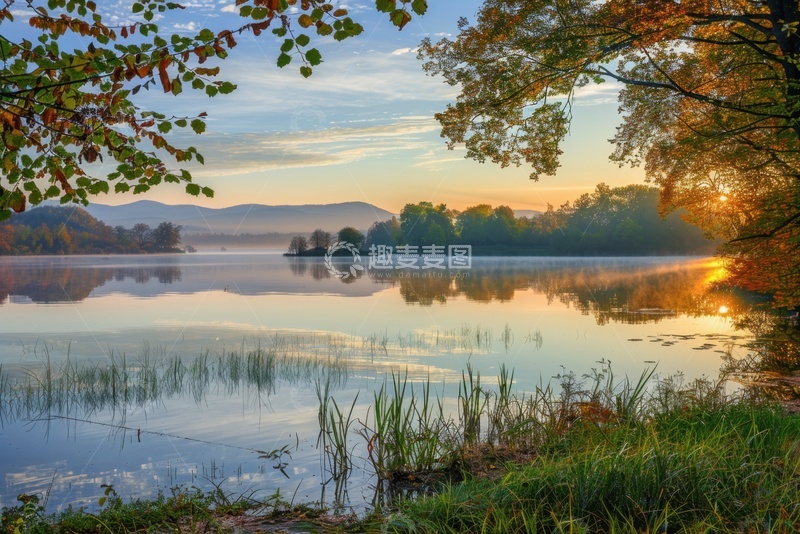 高清大图下载【趣麦麦图】湖泊沼泽地自然美景
