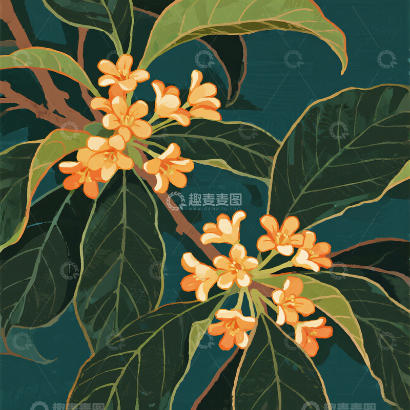 高清大图下载【趣麦麦图】金秋桂花香万里7