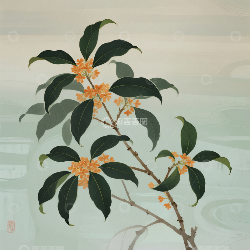 高清大图下载【趣麦麦图】金秋桂花香万里5