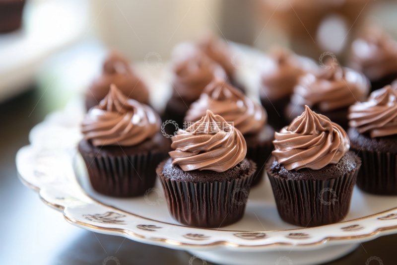 高清大图下载【趣麦麦图】一盘纸盒小蛋糕