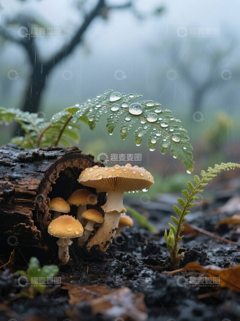 高清大图下载【趣麦麦图】森林中植物蘑菇菌菇食材摄影