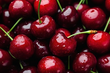 红色的车厘子水果