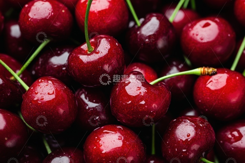 高清大图下载【趣麦麦图】红色的车厘子水果