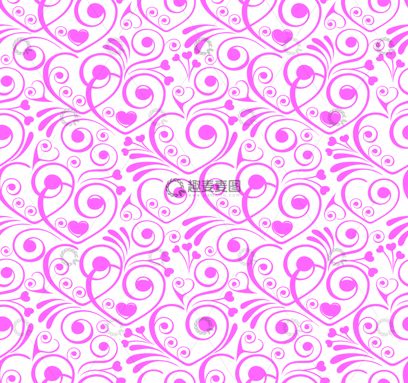 爱心背景粉色爱心素材免扣