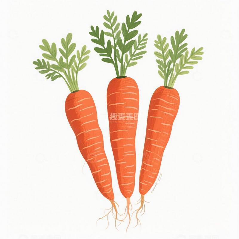 高清大图下载【趣麦麦图】胡萝卜  粉糯  脆滑 