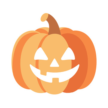 扁平风卡通南瓜插画