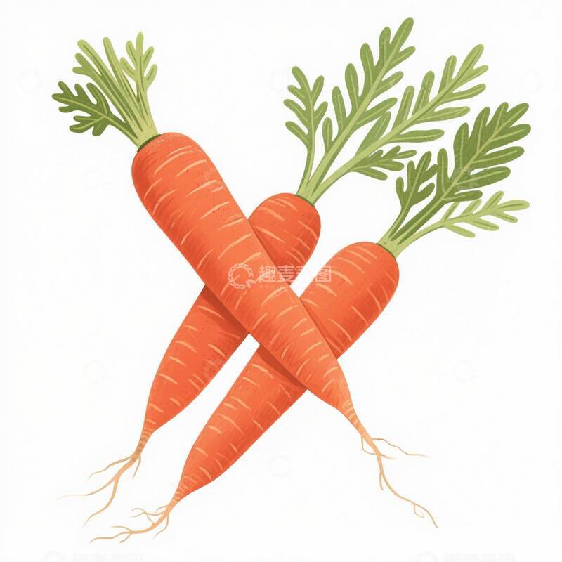 高清大图下载【趣麦麦图】胡萝卜  粉糯  软糯