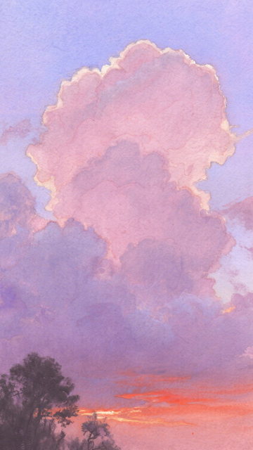 天空插画治愈壁纸4