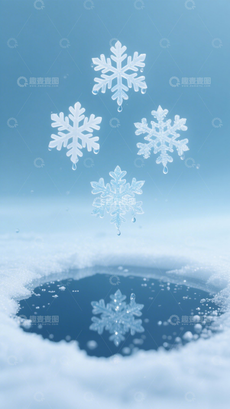 高清大图下载【趣麦麦图】冰雾旋影梦幻壁纸3