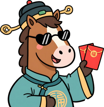 马年喜庆卡通插画6