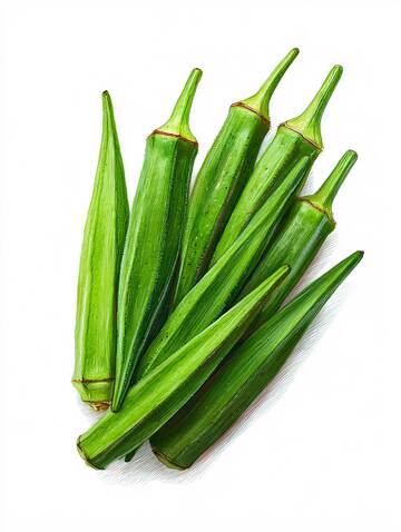 秋葵  黏滑  鲜嫩  